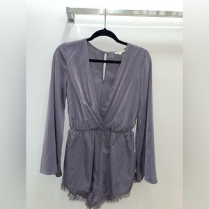 Satin romper